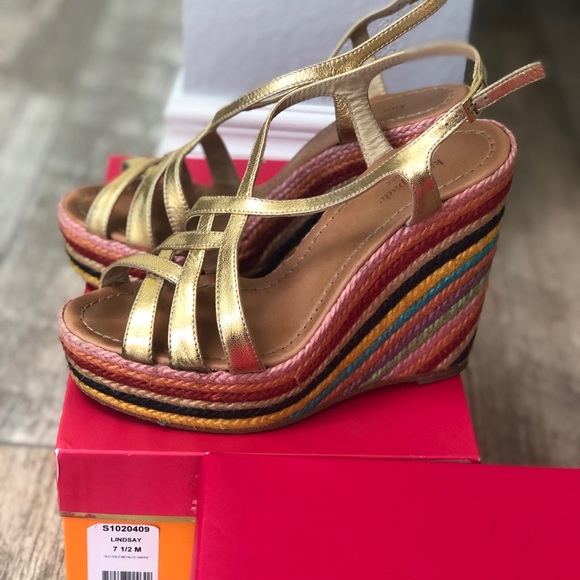 Kate Spade Rainbow Rope Wedges - Picture 4 of 6